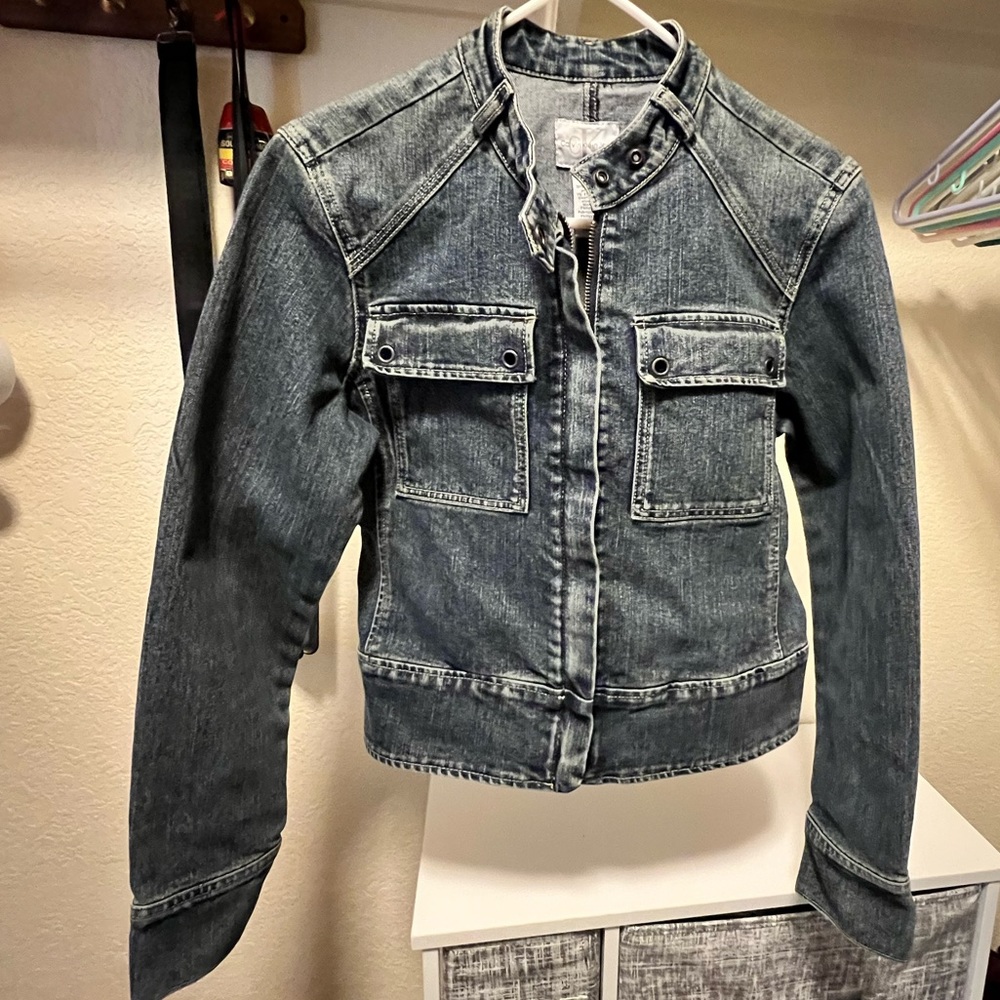 A/ Calvin Klein Women’s Denim Jacket. Women’s size Medium.